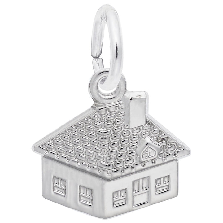 Rembrandt Charms 925 Sterling Silver House Charm Pendant