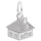 Rembrandt Charms 14K White Gold House Charm Pendant