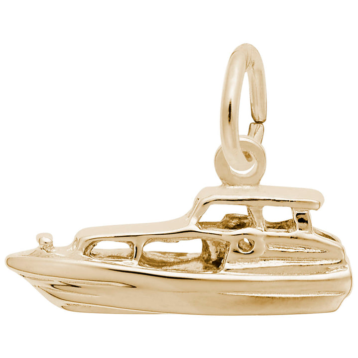 Rembrandt Charms 10K Yellow Gold Boat Charm Pendant