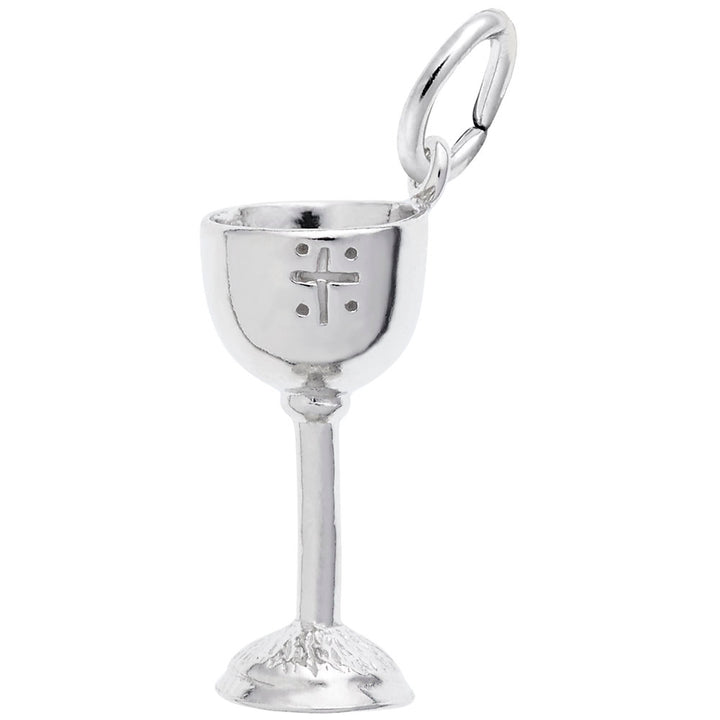 Rembrandt Charms Chalice Charm Pendant Available in Gold or Sterling Silver