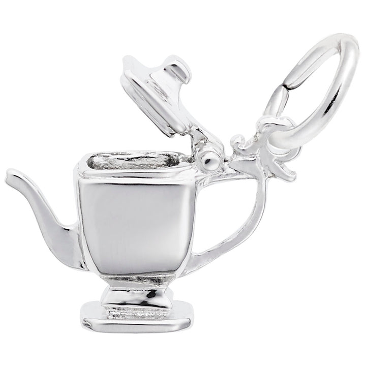 Rembrandt Charms Teapot Charm Pendant Available in Gold or Sterling Silver