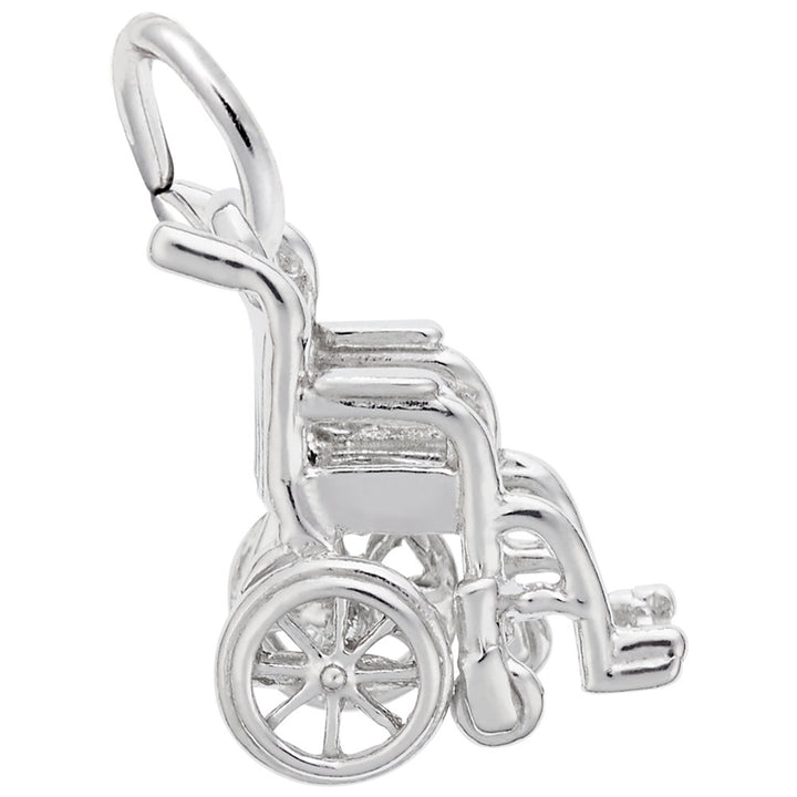 Rembrandt Charms 925 Sterling Silver Wheelchair Charm Pendant