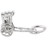 Rembrandt Charms  Rickshaw Charm Pendant Available in Gold or Sterling Silver