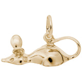 Rembrandt Charms 10K Yellow Gold Mouse Charm Pendant