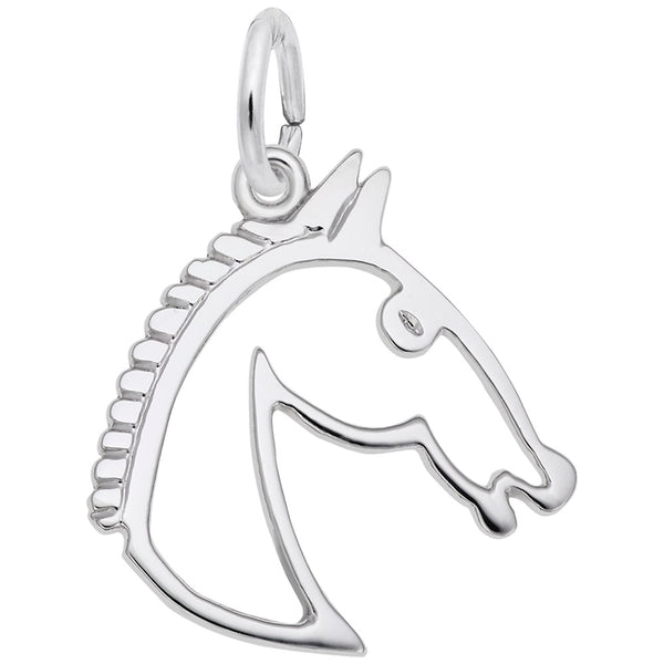 Rembrandt Charms Horse Charm Pendant Available in Gold or Sterling Silver