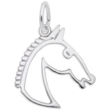 Rembrandt Charms 925 Sterling Silver Horse Charm Pendant
