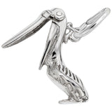 Rembrandt Charms 925 Sterling Silver Pelican Charm Pendant