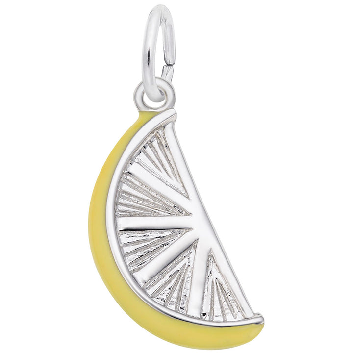 Rembrandt Charms Lemon Slice Charm Pendant Available in Gold or Sterling Silver