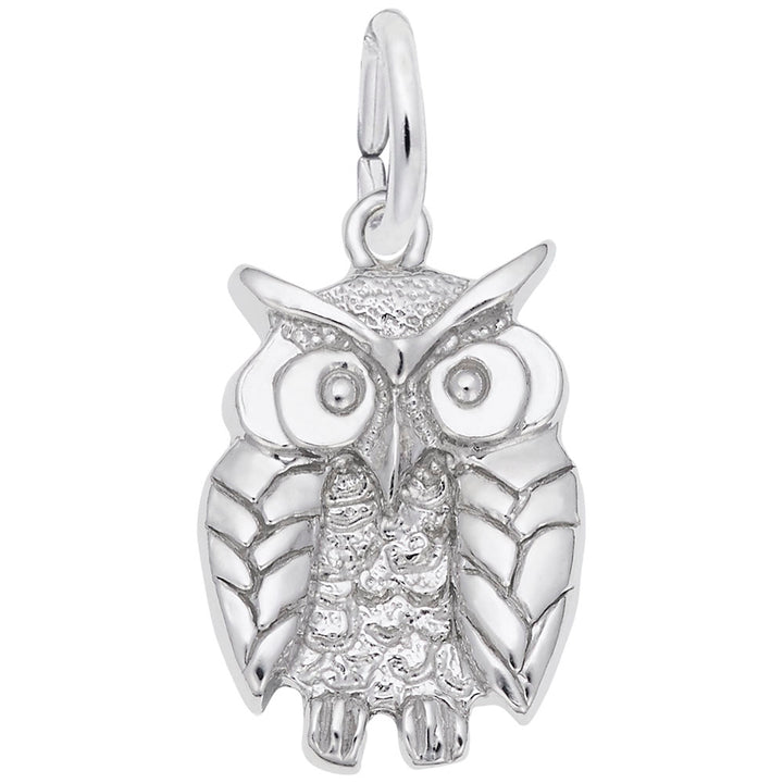 Rembrandt Charms 925 Sterling Silver Wise Owl Charm Pendant