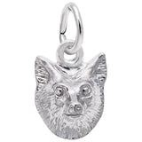 Rembrandt Charms 925 Sterling Silver Fox Charm Pendant