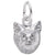 Rembrandt Charms Fox Charm Pendant Available in Gold or Sterling Silver
