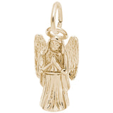 Rembrandt Charms Gold Plated Sterling Silver Angel Charm Pendant