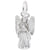 Rembrandt Charms Angel Charm Pendant Available in Gold or Sterling Silver