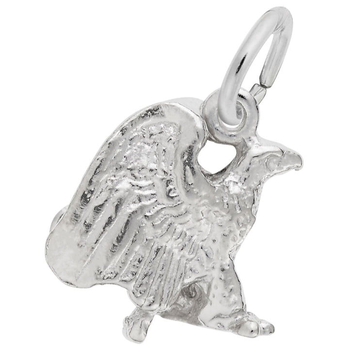Rembrandt Charms Eagle Charm Pendant Available in Gold or Sterling Silver