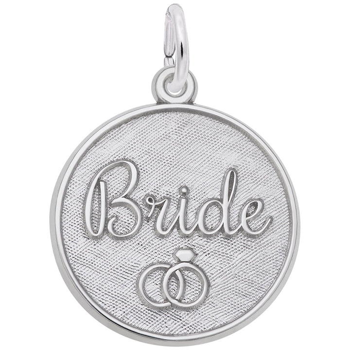 Rembrandt Charms Bride Charm Pendant Available in Gold or Sterling Silver