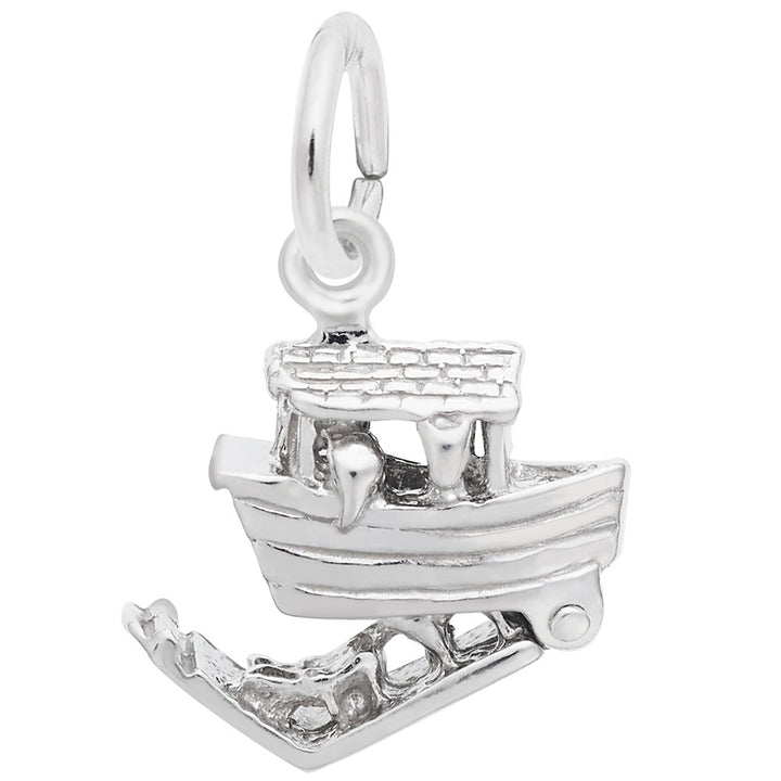 Rembrandt Charms Noahs Ark Charm Pendant Available in Gold or Sterling Silver