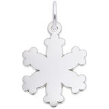 Rembrandt Charms Snowflakes Charm Pendant Available in Gold or Sterling Silver