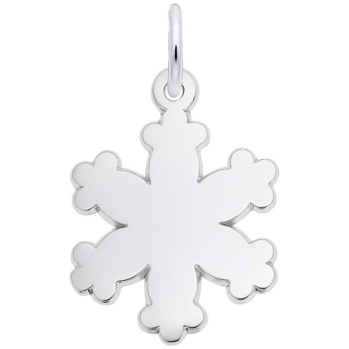 Rembrandt Charms 925 Sterling Silver Snowflakes Charm Pendant