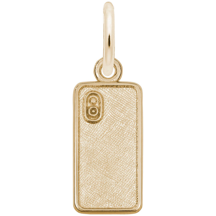 Rembrandt Charms Gold Plated Sterling Silver Smartphone Charm Pendant