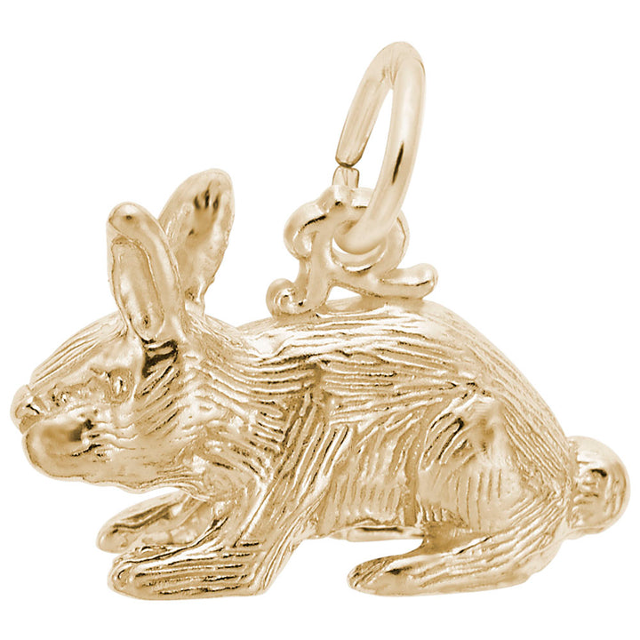 Rembrandt Charms 10K Yellow Gold Rabbit Charm Pendant