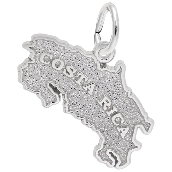 Rembrandt Charms Costa Rica Charm Pendant Available in Gold or Sterling Silver