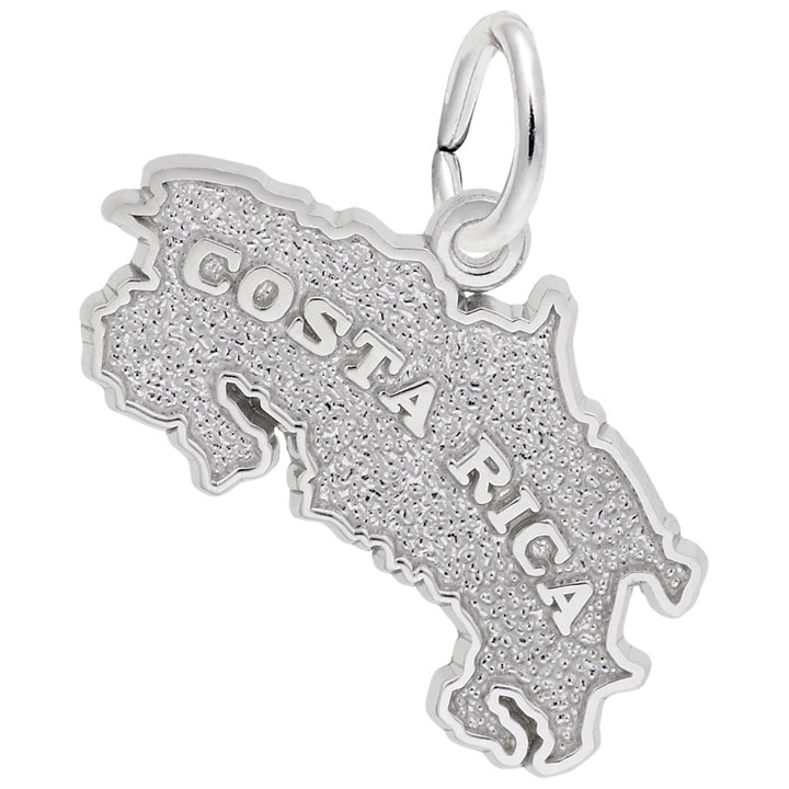 Rembrandt Charms 14K White Gold Costa Rica Charm Pendant