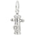 Rembrandt Charms Fire Hydrant Charm Pendant Available in Gold or Sterling Silver