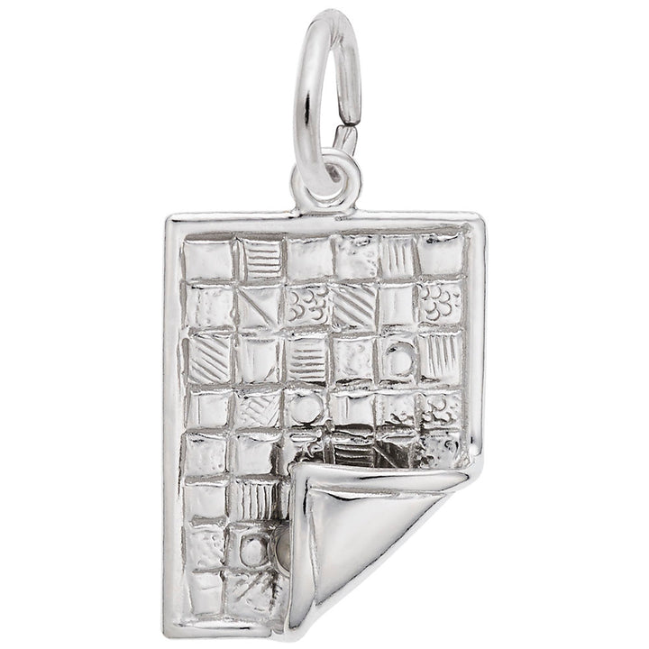 Rembrandt Charms 925 Sterling Silver Quilt Charm Pendant