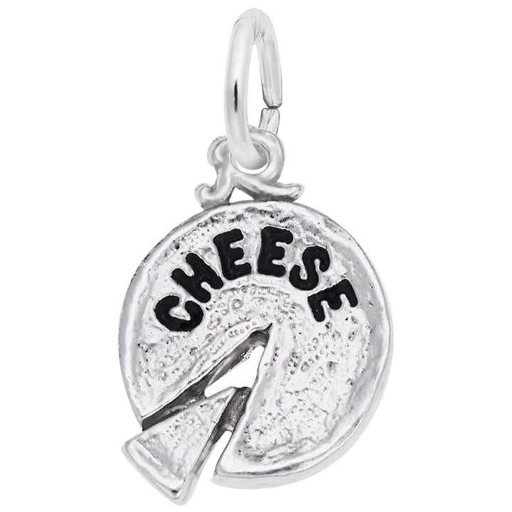 Rembrandt Charms Cheese Charm Pendant Available in Gold or Sterling Silver