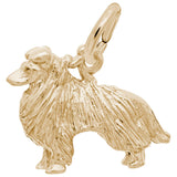Rembrandt Charms 10K Yellow Gold Collie Charm Pendant