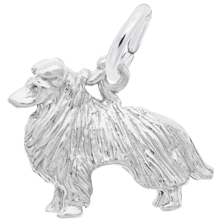 Rembrandt Charms 925 Sterling Silver Collie Charm Pendant