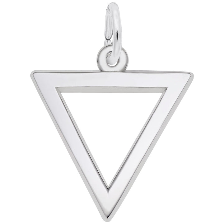 Rembrandt Charms 925 Sterling Silver Triangle Charm Pendant