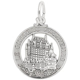 Rembrandt Charms 925 Sterling Silver Chateau Frontenac Charm Pendant