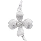 Rembrandt Charms 925 Sterling Silver Dogwood Charm Pendant