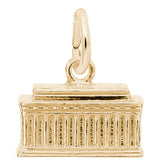 Rembrandt Charms Gold Plated Sterling Silver Lincoln Memorial Charm Pendant