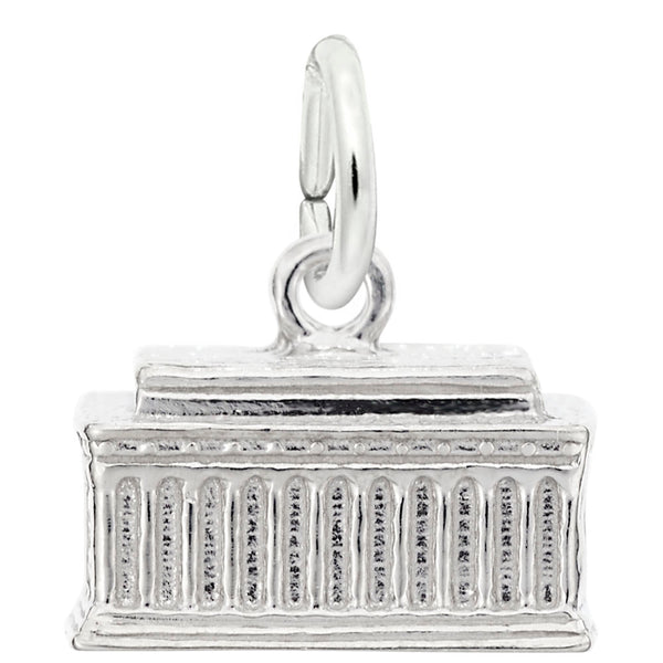 Rembrandt Charms Lincoln Memorial Charm Pendant Available in Gold or Sterling Silver