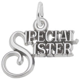 Rembrandt Charms 925 Sterling Silver Special Sister Charm Pendant