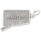 Rembrandt Charms Connecticut Charm Pendant Available in Gold or Sterling Silver