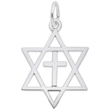 Rembrandt Charms Interfaith Symbol Charm Pendant Available in Gold or Sterling Silver