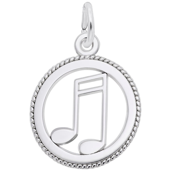 Rembrandt Charms Music Charm Pendant Available in Gold or Sterling Silver