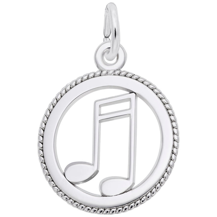 Rembrandt Charms 925 Sterling Silver Music Charm Pendant