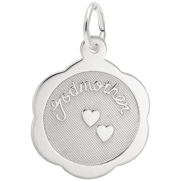 Rembrandt Charms 14K White Gold Godmother Charm Pendant