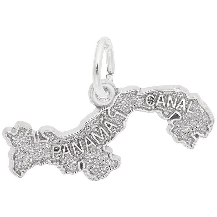 Rembrandt Charms Panama Canal Charm Pendant Available in Gold or Sterling Silver