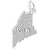 Rembrandt Charms 925 Sterling Silver Maine Charm Pendant