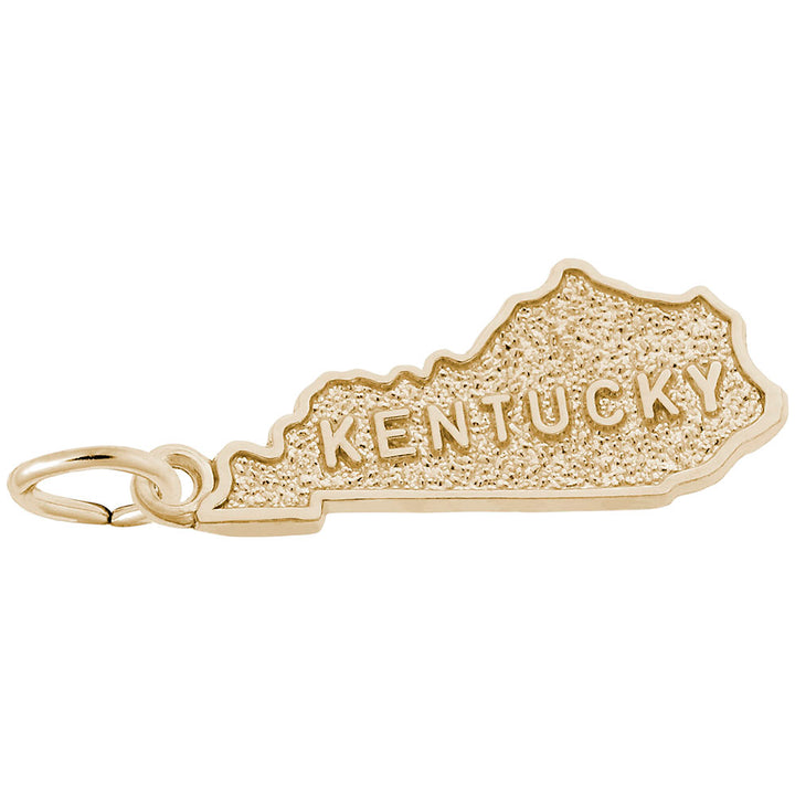 Rembrandt Charms Gold Plated Sterling Silver Kentucky Charm Pendant