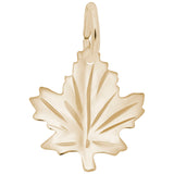 Rembrandt Charms 14K Yellow Gold Maple Leaf Charm Pendant