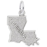 Rembrandt Charms 925 Sterling Silver Louisiana Charm Pendant
