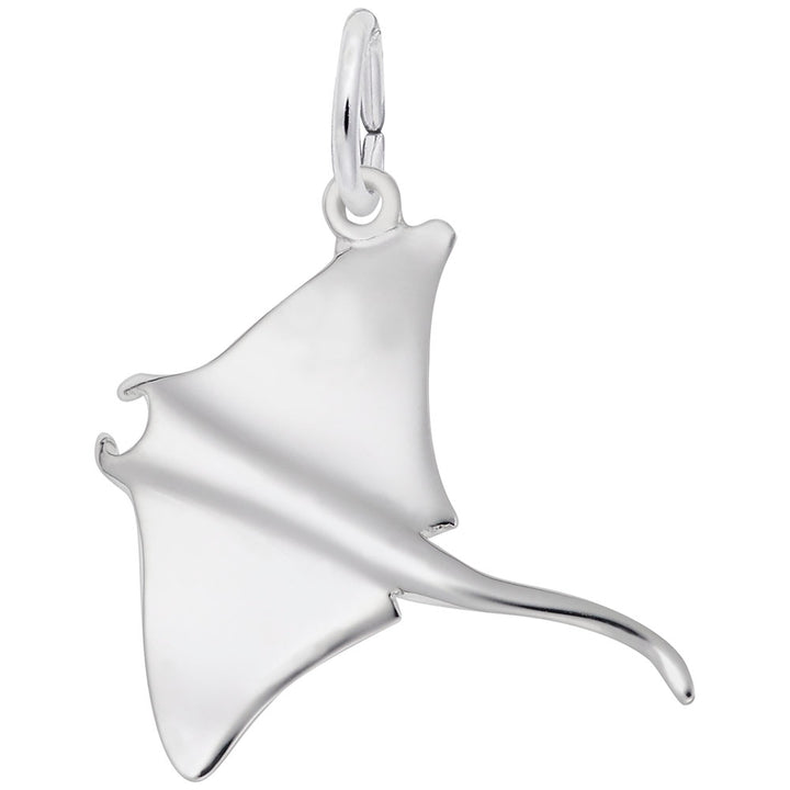Rembrandt Charms 925 Sterling Silver Manta Ray Charm Pendant