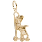 Rembrandt Charms 14K Yellow Gold Stroller Charm Pendant