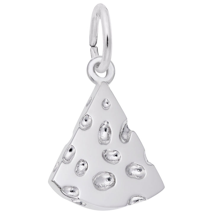 Rembrandt Charms 925 Sterling Silver Cheese Slice Charm Pendant